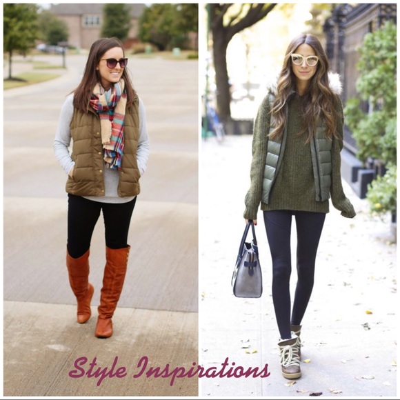 Hunter green Puffer Vest - Picture 8 of 8